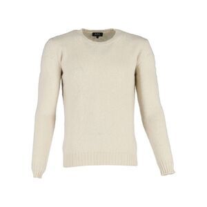 A.P.C. Crewneck Sweater in Cream Wool